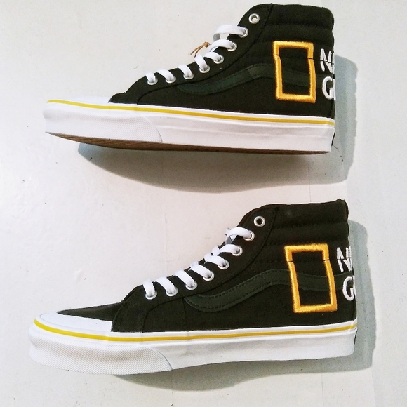 Vans x National Geographic Shoes High Size Sneakers Logo Size 8.5 9 - Picture 4 of 14